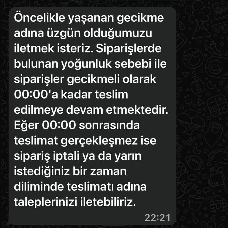 Teslimat Gecikmesi Ve Yetersiz Müşteri Bilgilendirmesi Yaşadım