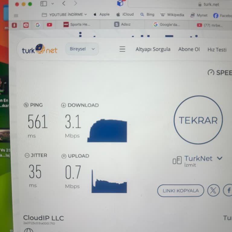 İnternet Hızım 1.9 Mgbit Seviyesine Düştü Film Bile İzleyemiyorum