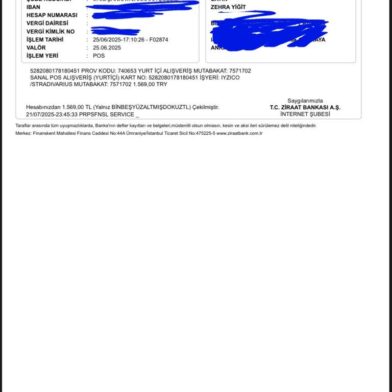 Stradivarius Alışveriş İadesi Bir Aydır Hesabıma Yatmadı