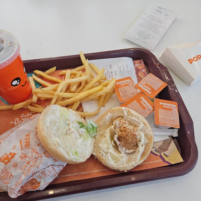 Popeyes 365 AVM'de Porsiyon Ve Ürün Miktarı Hayal Kırıklığı