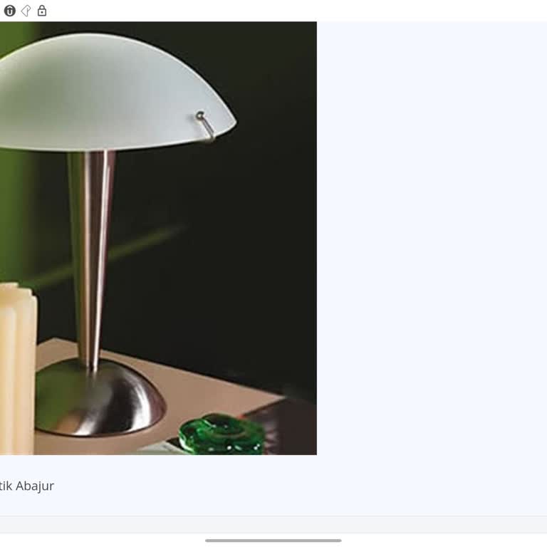 Koçtaş Colours UFO Abajur Camı Kırıldı Stok Yok Destek Alamıyorum