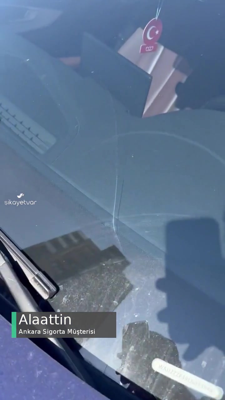Ankara Sigorta Cam Çatlağını Değiştirmiyor videonun kapak resmi