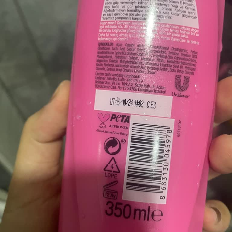 Elidor Şampuanı Gözlerimde Şiddetli Yanma Ve Kızarıklık Yaptı