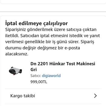 Amazon Kargo Takibi Yapılamayan Ürün Ve İade Sorunu