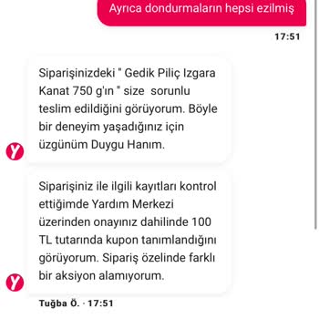 Yemeksepeti'nden Bozuk Ürünler Ve Güvenlik Sorunu