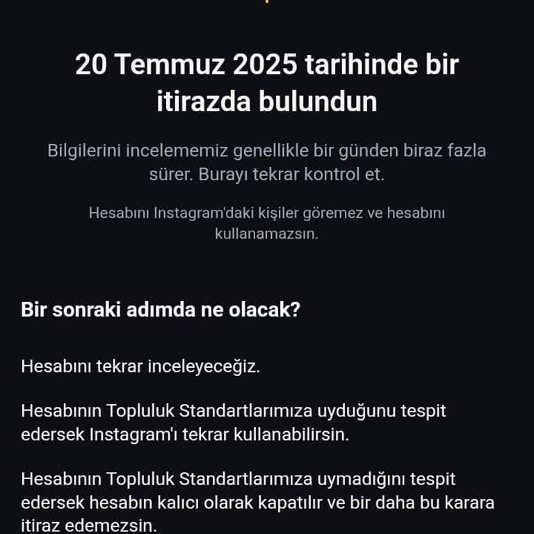 Hiçbir İhlal Olmadan Instagram Hesabım Aniden Kısıtlandı Ve Erişimim Engellendi!