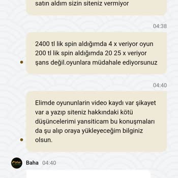 Bahisfair'de Gates Of Olympus 1000 Oyununda Adil Olmayan Sonuçlar Ve Müşteri Hizmetlerinden Yetersiz Yanıt