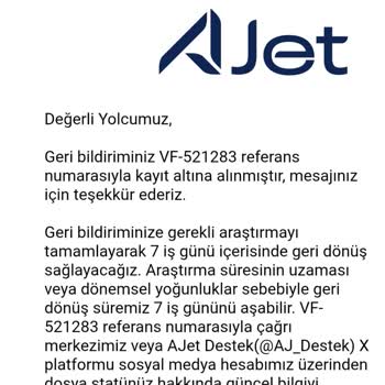 Ajet Bilet Değişikliği Sonrası Mağduriyet Ve İletişimsizlik