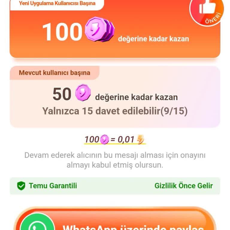 Temu Ücretsiz Hediye Vaadi İçin Harcanan Emeğin Karşılıksız Kalması