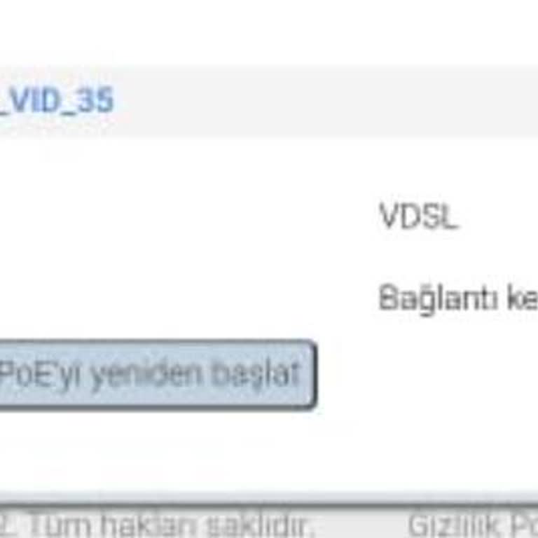 İnternet Bağlantısı Sıfırlama Sonrası Yeniden Bağlanamama Sorunu