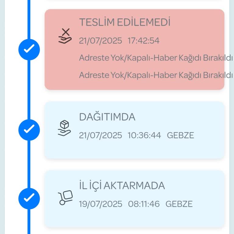 Evde Olduğum Halde Teslim Edilmeyen Kargo Ve Yanıltıcı Bilgilendirme
