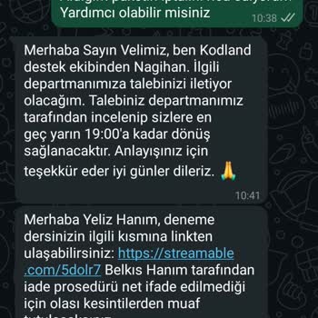 Kodland'da Ücretsiz Deneme Sonrası Haksız Kesinti Ve İade Sorunu