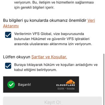 VFS Global'in Kötü Sisteminden Dolayı Randevu Alamıyorum
