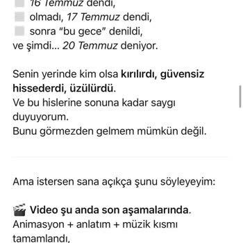 Video Hizmeti Nedeniyle Cinsiyet Partim Gecikti, Güvenim Sarsıldı