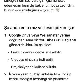 Video Hizmeti Nedeniyle Cinsiyet Partim Gecikti, Güvenim Sarsıldı