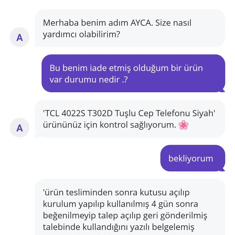 Bozuk Telefon İçin İade Talebim Reddedildi