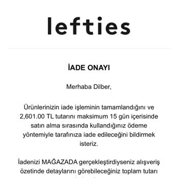 İade Ücreti 2 Aydır Hesabıma Yatırılmadı