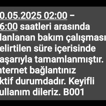 Uzun Süreli Gece İnternet Kesintilerine Çözüm Bekliyorum