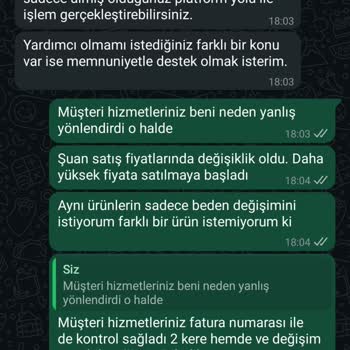 Mavi Mağazası Ve Müşteri Hizmetleri Arasındaki Bilgi Tutarsızlığı Nedeniyle Yaşanan Değişim Sorunu