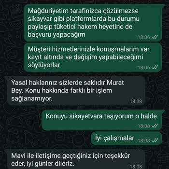 Mavi Mağazası Ve Müşteri Hizmetleri Arasındaki Bilgi Tutarsızlığı Nedeniyle Yaşanan Değişim Sorunu