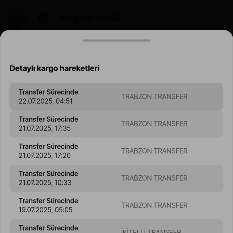 Aras Kargo Paketim Günlerdir Transferde Bekliyor!