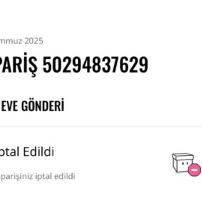 Siparişim Sebepsiz İptal Edildi, Müşteri Hizmetlerine Ulaşılamıyor