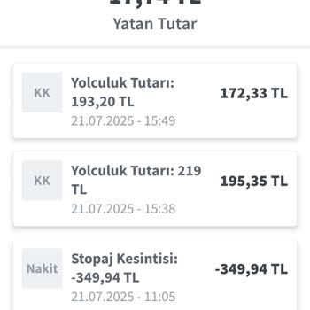 BiTaksi Stopaj Vergisi Tahsilatı Ve Dekont Verilmemesi Sorunu