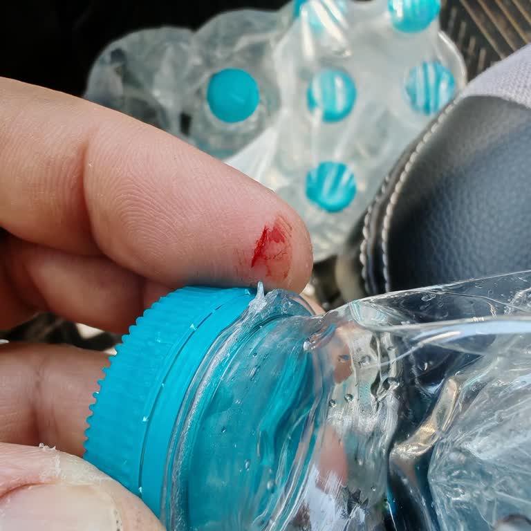 Pet Şişe Kapaklarındaki Çapaklar Yaralanmaya Sebep Oluyor