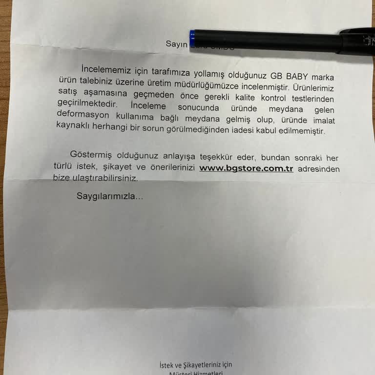 BG Store’da Satış Sonrası Hizmet Hayal Kırıklığı