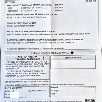 Sıfır Araçta Stop Lambalarının Su Alması Ve Garanti Kapsamı Sorunu