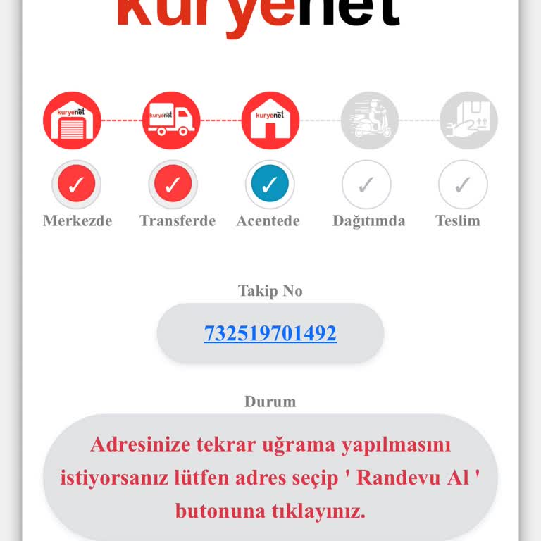 Teslim Edilmeyen Kart Ve İletişimsiz Kurye Sorunu