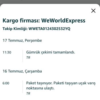 Amazon Siparişimde Adres Ve Takip Sorunlarıyla Mağduriyet Yaşadım