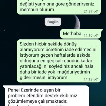 İade Ücretim Hala Yatmadı, Mağdur Ediliyorum