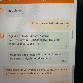 Onayım Olmadan Trendyol Plus Üyeliği Ve Kart Kaydı Yapıldı, İade Talebim Reddedildi