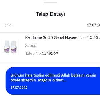 Yanıltıcı Satıcı Ve Geciken Kargo Yüzünden Mağduriyet Yaşadım