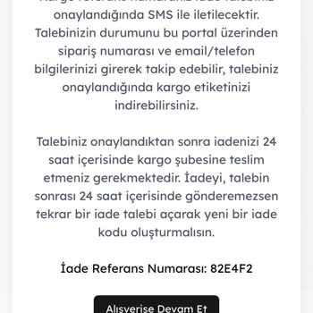İade Sürecinde Cevapsızlık Ve Mağduriyet Yaşadım