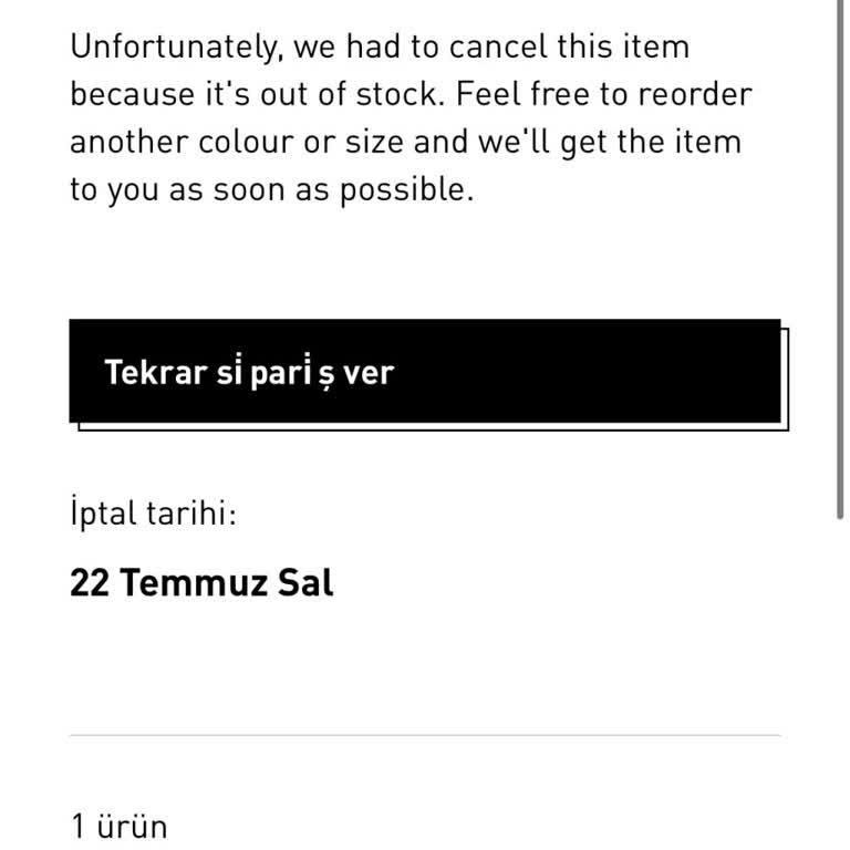 20 Gündür Beklediğim Adidas Siparişim Bilgilendirme Yapılmadan İptal Edildi!