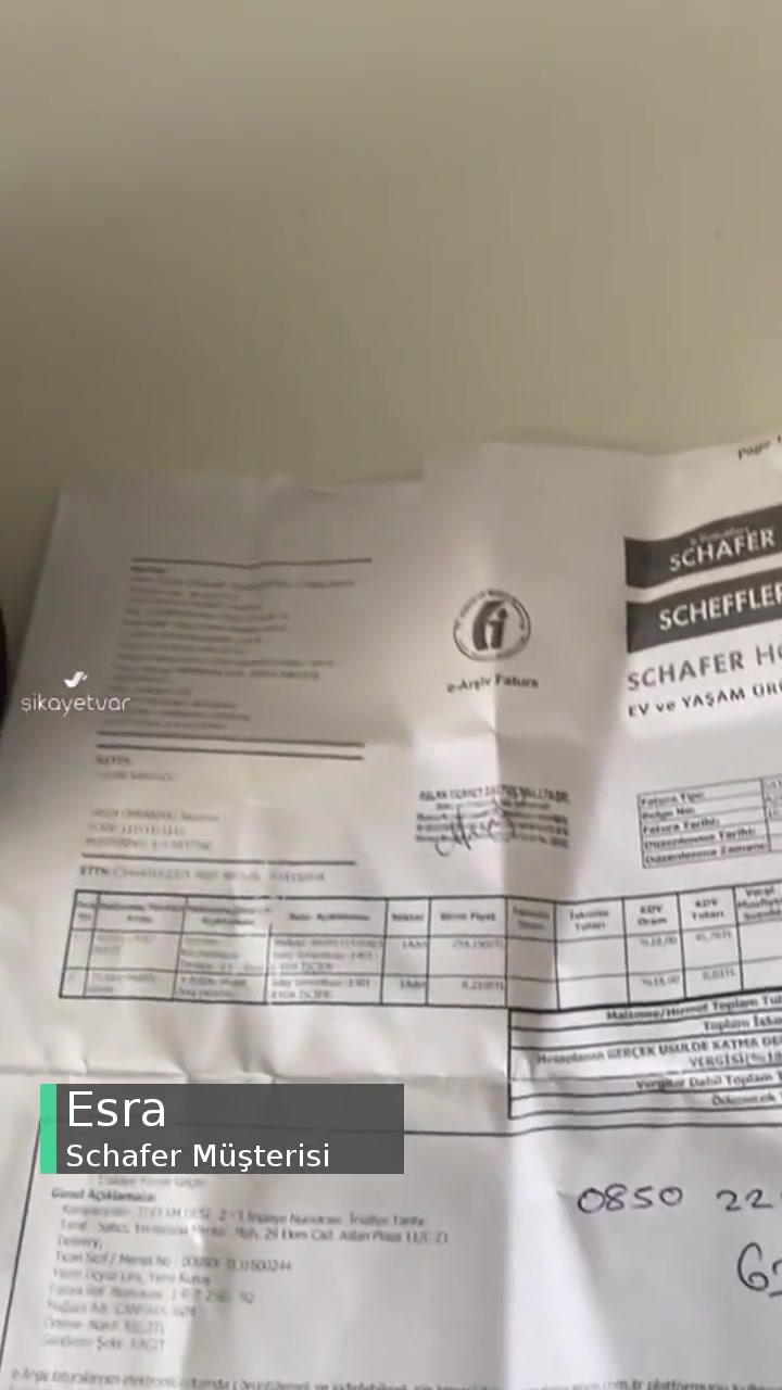 Schafer Ürün Pas Sorunu! videonun kapak resmi