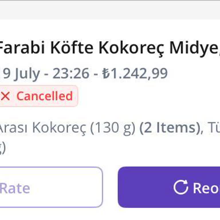 Siparişim Teslim Edilmeden İptal Edildi, Ücret İadem Yapılmadı