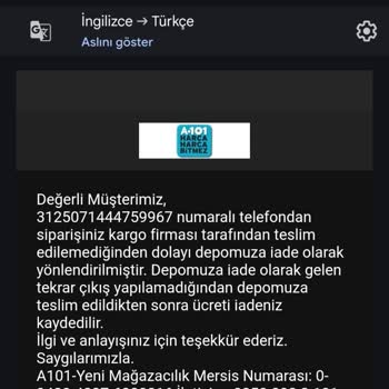Kargo Şirketi Nedeniyle Vantilatörüm Teslim Edilmedi, Mağdur Oldum