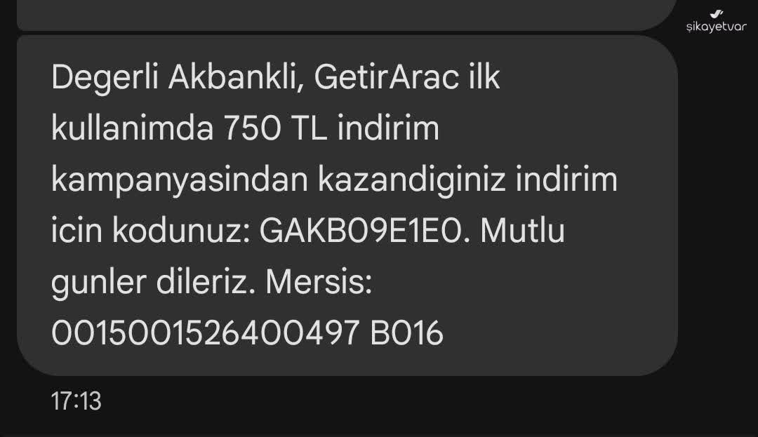 TikTak Kirala TikTak Kampanyasında Geçersiz Kod Ve İletişimsizlik
