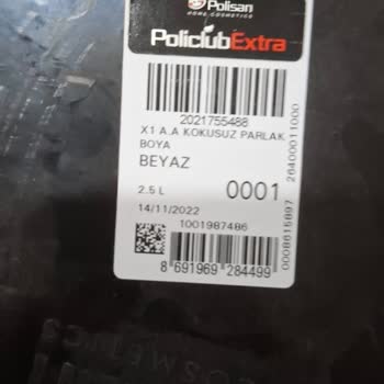 Polisan Aldığım Boya Kalitesiz Çıktı, Ücret İadesi Talep Ediyorum