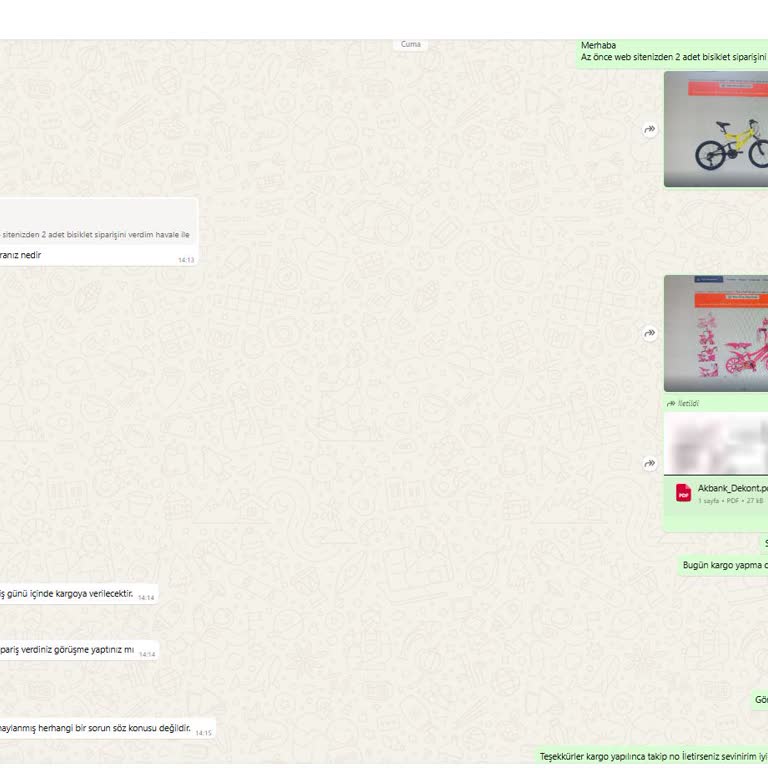 Kamp Reyonu'ndan Aldığım Bisikletler Teslim Edilmedi, İletişim Kurulamıyor