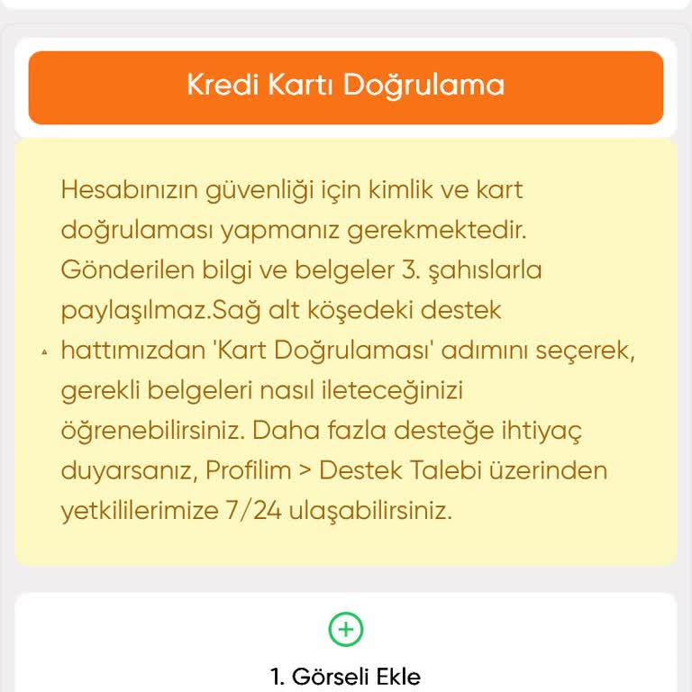Kimlik Doğrulaması Nedeniyle Hesabıma Ve Parama Erişemiyorum