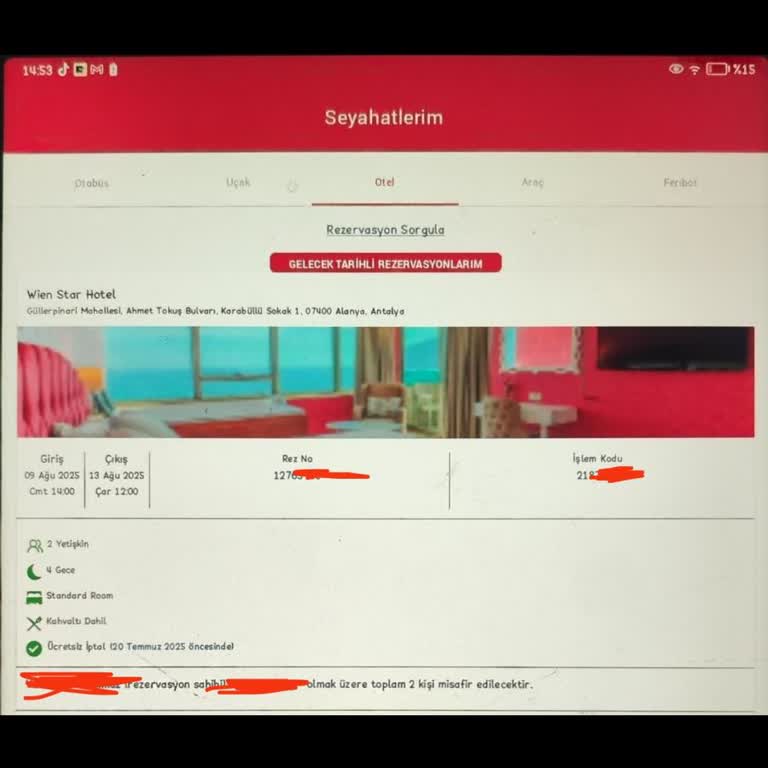 Obilet Otel Rezervasyonum Belirsizlik İçinde Mağduriyetim Sürüyor