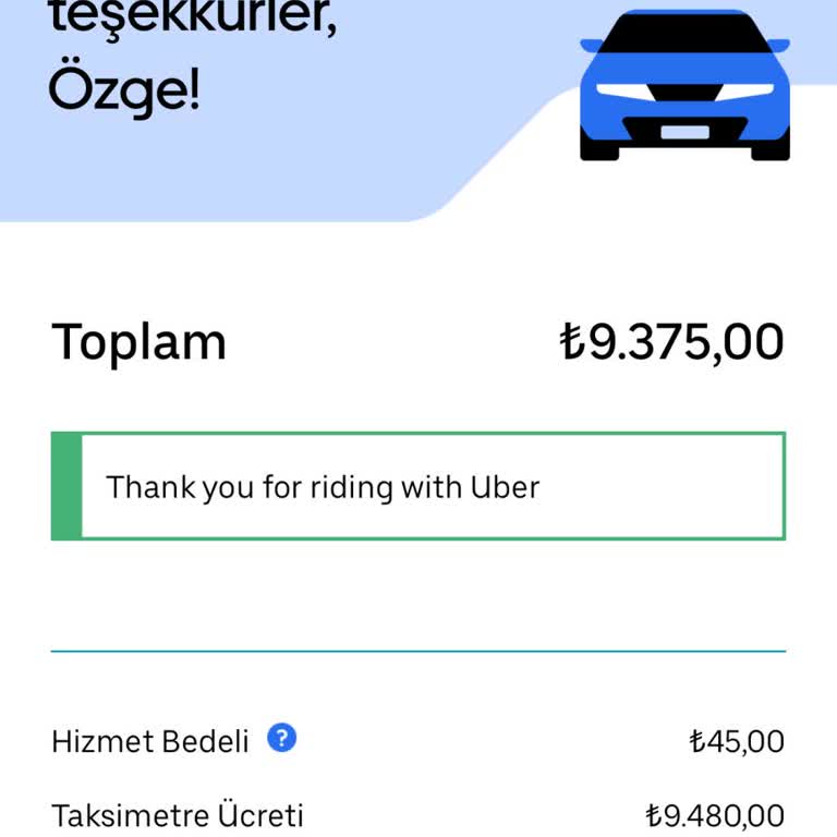 Uber Yolculuğunda Fahiş Ücret Ve Müşteri Hizmetlerine Ulaşamama Sorunu