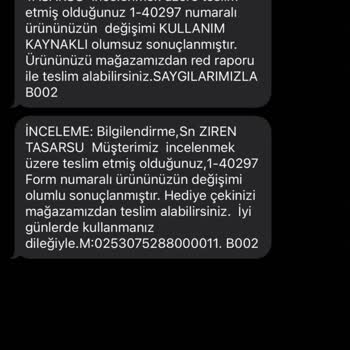 Kullanılmayan Ürüne Kullanıcı Hatası Denilmesi Mağduriyetimi Artırdı