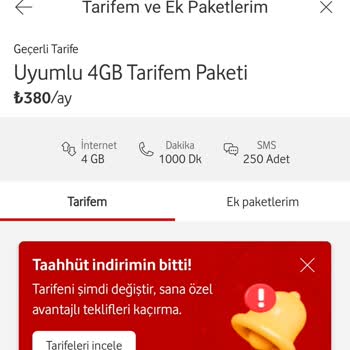 Bilgilendirme Yapılmadan Tarife Ücreti Üç Katına Çıkarıldı Mağduriyet Yaşadım