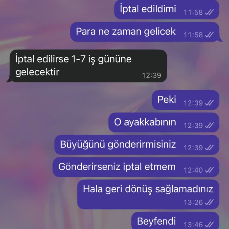 Yanlış Numara Siparişi Ve Geciken İade Süreci Mağduriyeti