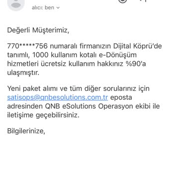 E-Fatura Hizmetinde Ücretsiz Vaadinin Sonradan Ücretlendirilmesi